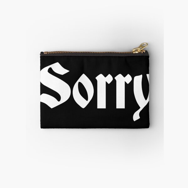 Item preview, Sorry White Logo designed and sold by soundbible.