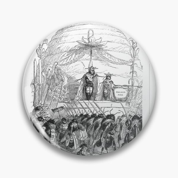 Item preview, Vintage "Queen Bee" Drawing from Public and private life of animals (1877) designed and sold by Douglas E. Welch Design and Photography.
