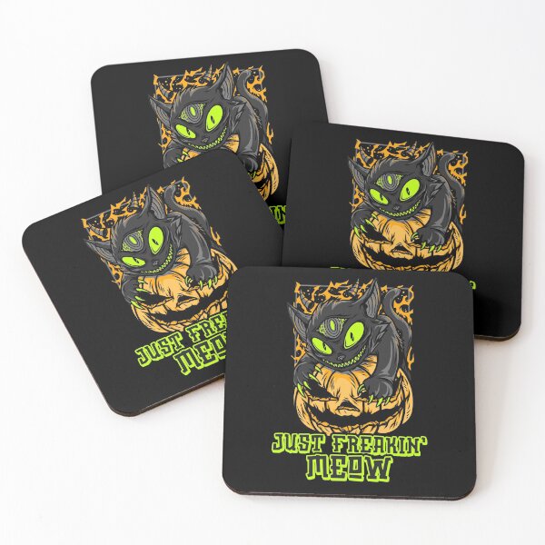 Item preview, Just Freakin Meow Halloween Pumpkin Cat designed and sold by jonrdesign.