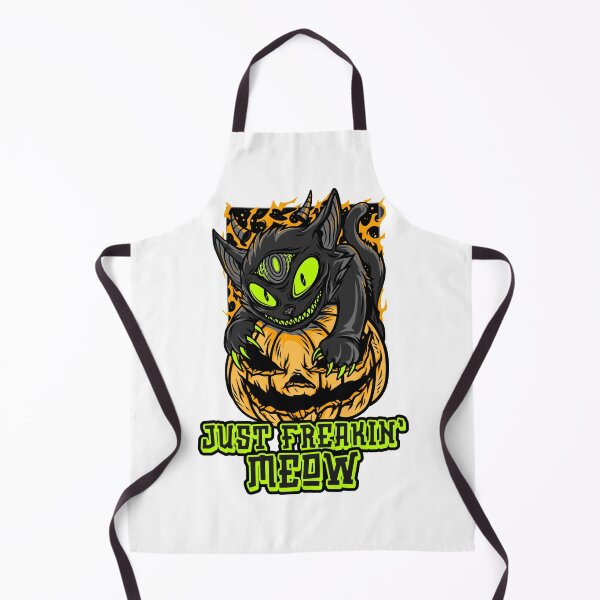 Item preview, Just Freakin Meow Halloween Pumpkin Cat designed and sold by jonrdesign.