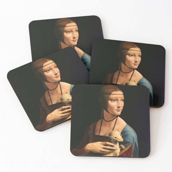 Artikelvorschau, Leonardo da Vinci "Dame mit Hermelin" entworfen und verkauft von Alexandra Dahl.