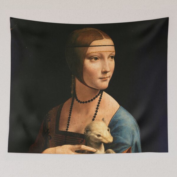 Artikelvorschau, Leonardo da Vinci "Dame mit Hermelin" entworfen und verkauft von Alexandra Dahl.