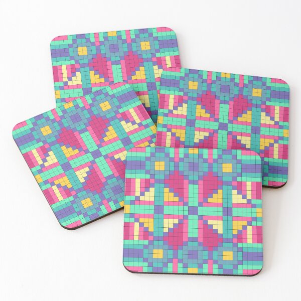 Item preview, Colorful squares pattern designed and sold by RafaelLima7.