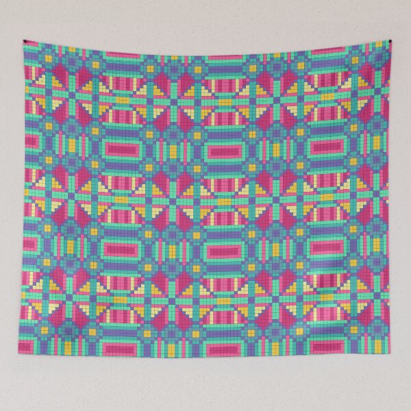 Item preview, Colorful squares pattern designed and sold by RafaelLima7.