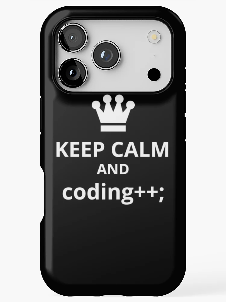 Thumbnail 1 of 4, iPhone Case, Computer Geek Keep Calm And coding++ designed and sold by ComputerGeeksTs.
