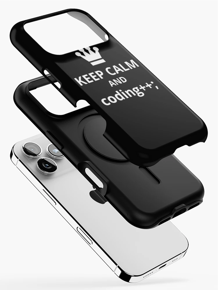 Thumbnail 2 of 4, iPhone Case, Computer Geek Keep Calm And coding++ designed and sold by ComputerGeeksTs.
