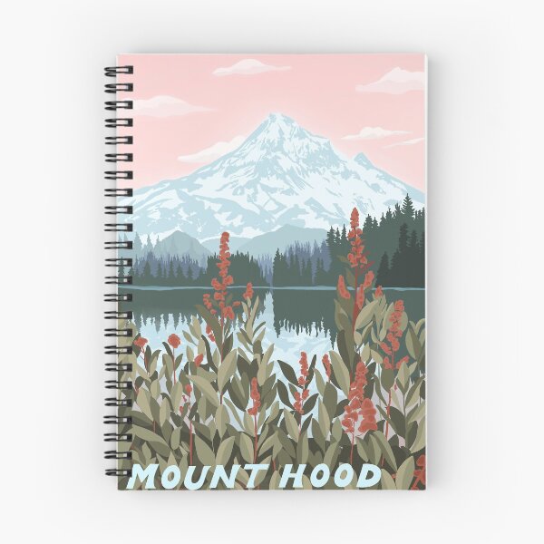 Item preview, Mount Hood National Forest, Oregon, National Parks Travel Illustration, Pacific Northwest designed and sold by marywilder.