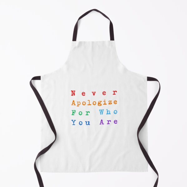 Item preview, LGBTQ Pride - Never Apologize for Who You Are - LGBTQ Rainbow designed and sold by DesignByLeo.