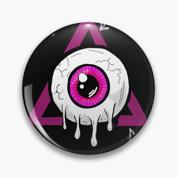 Item preview, Pink all seeing eye with black background  designed and sold by DemonicGloom.