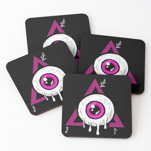 Item preview, Pink all seeing eye with black background  designed and sold by DemonicGloom.