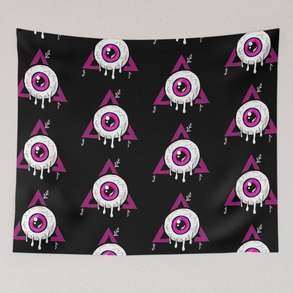 Item preview, Pink all seeing eye with black background  designed and sold by DemonicGloom.