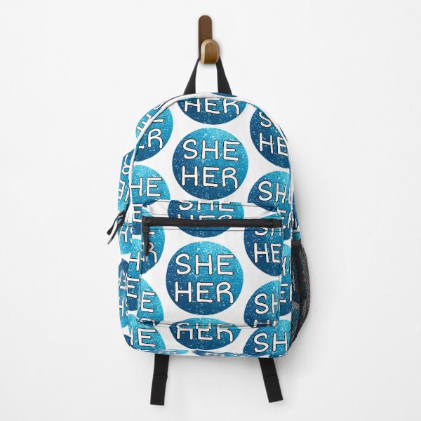 Item preview, Rain drops she her pronouns designed and sold by PRONOUNS-R-US.