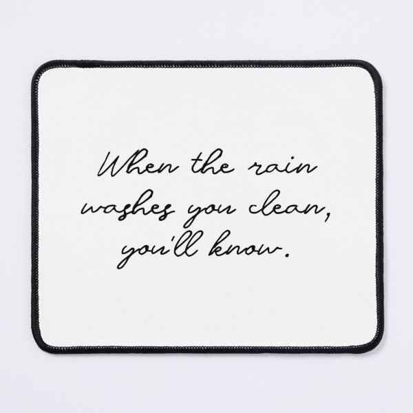 Item preview, Rain washes you clean (black) designed and sold by didijuca.