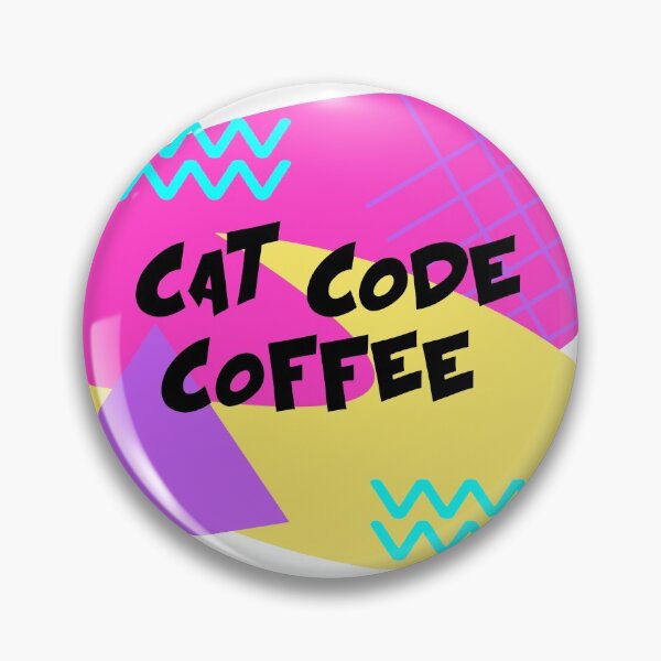 Item preview, 90s Vibe Cats Code Coffee 80s Retro  designed and sold by AwesomeDistrict.