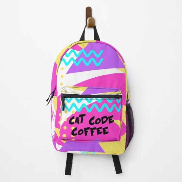 Item preview, 90s Vibe Cats Code Coffee 80s Retro designed and sold by AwesomeDistrict.