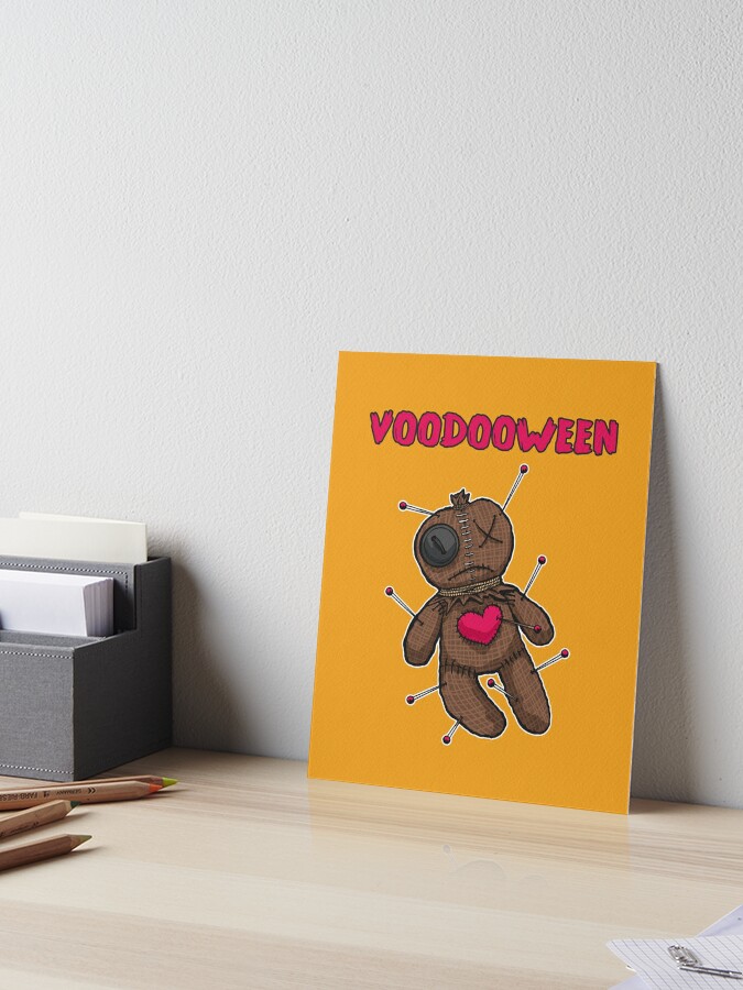 Voodoo Toy - Halloween Bunny Art Board Print for Sale by K-Constantine