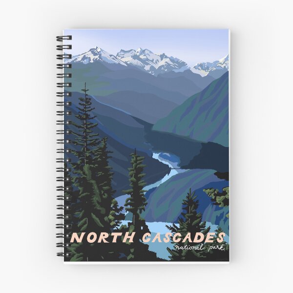 Item preview, North Cascades National Park, Washington State, USA Travel Poster designed and sold by marywilder.