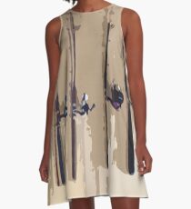 Fishing rods A-Line Dress