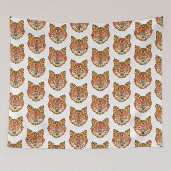 Item preview, Orange fox illustration designed and sold by Sarwat Reza.