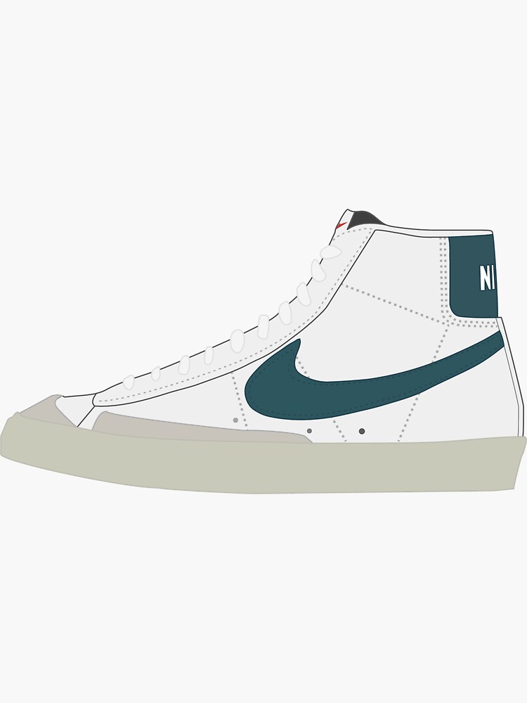 nike blazer dark teal