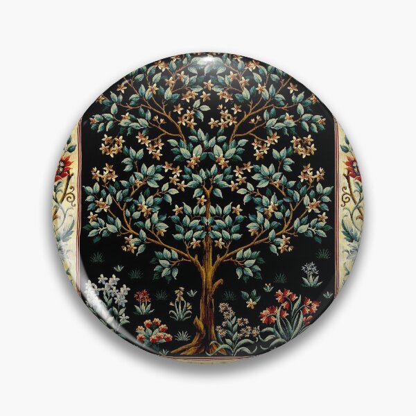 Item preview, The Tree of Life Midnight Floral Tapestry designed and sold by Epitome Girl.