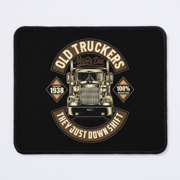 Item preview, Old Truckers Never Die designed and sold by Vector Scout Lab.