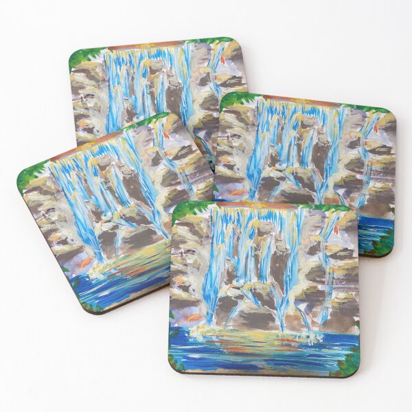 Item preview, The Falls at Sunset  designed and sold by AdynPrenticeArt.