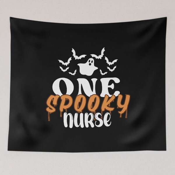 Item preview, one spooky nurse funny halloween costume for nurses for halloween designed and sold by Havic  Tees.