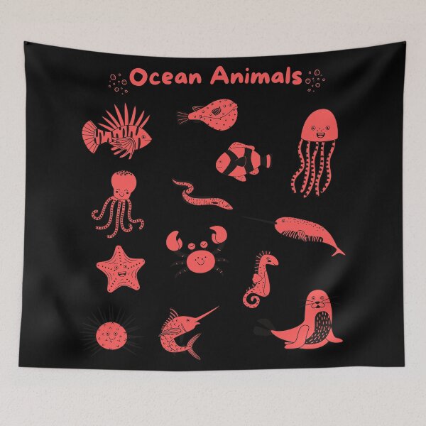 Item preview, Ocean Animals Set Pack -Love is like fishing- designed and sold by Red-ElYoubi.