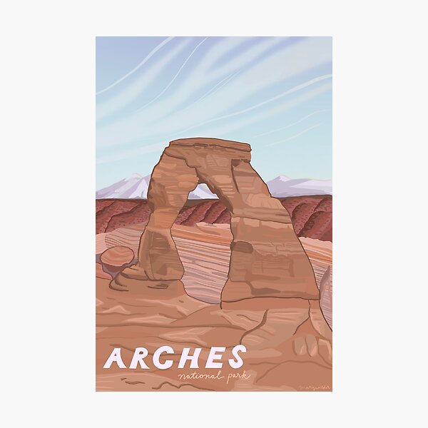 Item preview, Arches National Park, Utah, Moab, National Parks Art designed and sold by marywilder.