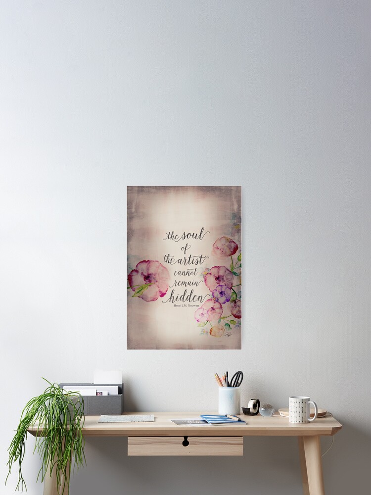 Thumbnail 2 of 3, Poster, The Soul of the Artist designed and sold by wocado.