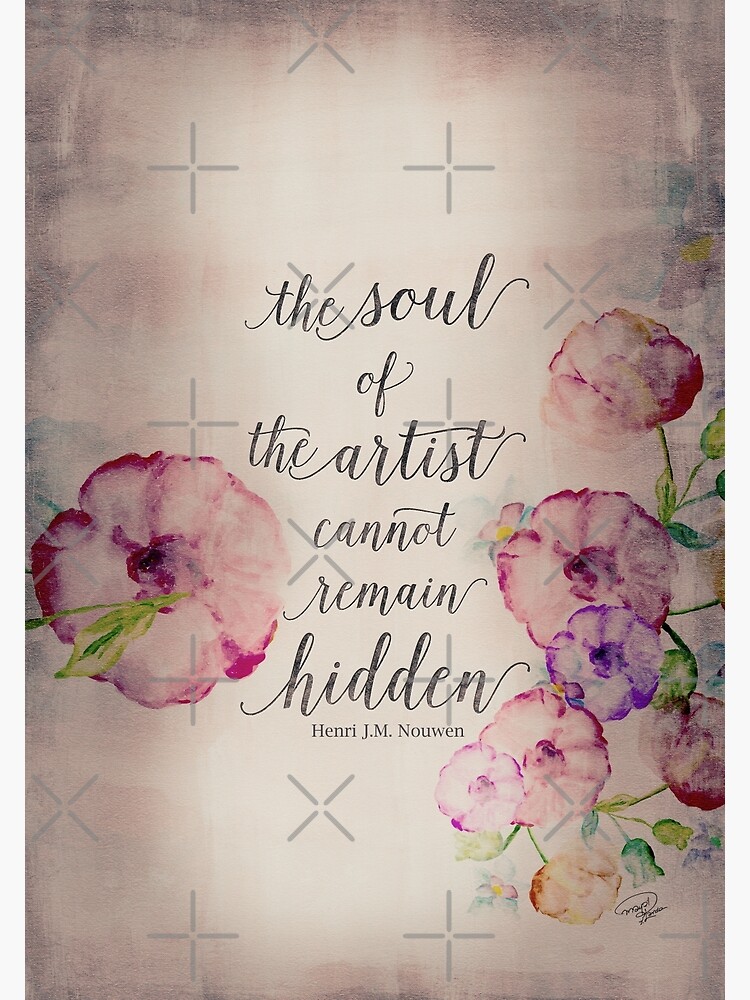 Thumbnail 3 of 3, Poster, The Soul of the Artist designed and sold by wocado.