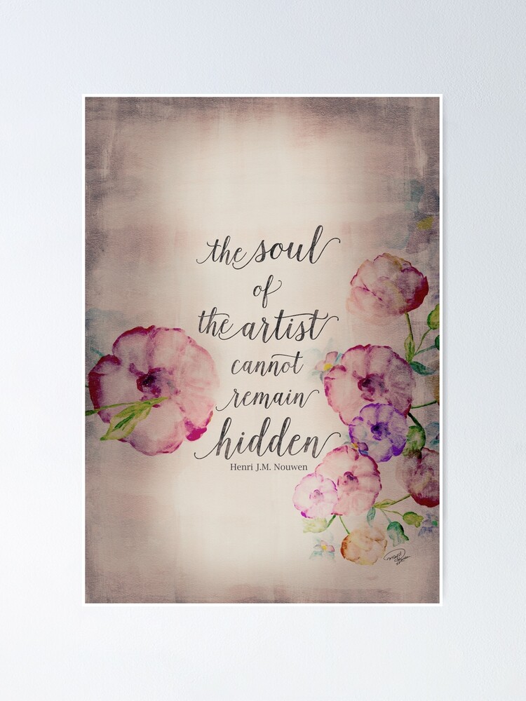 Thumbnail 1 of 3, Poster, The Soul of the Artist designed and sold by wocado.