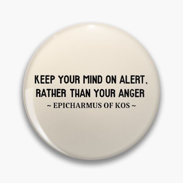 Item preview, Cita de Epicharmus Anger designed and sold by grphilosopher.