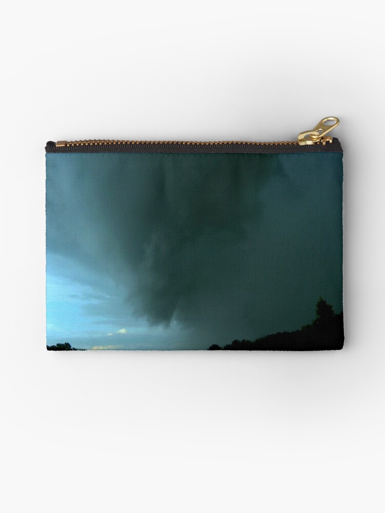 Thumbnail 1 of 4, Zipper Pouch, Trouble on the Horizon designed and sold by jdempsey.