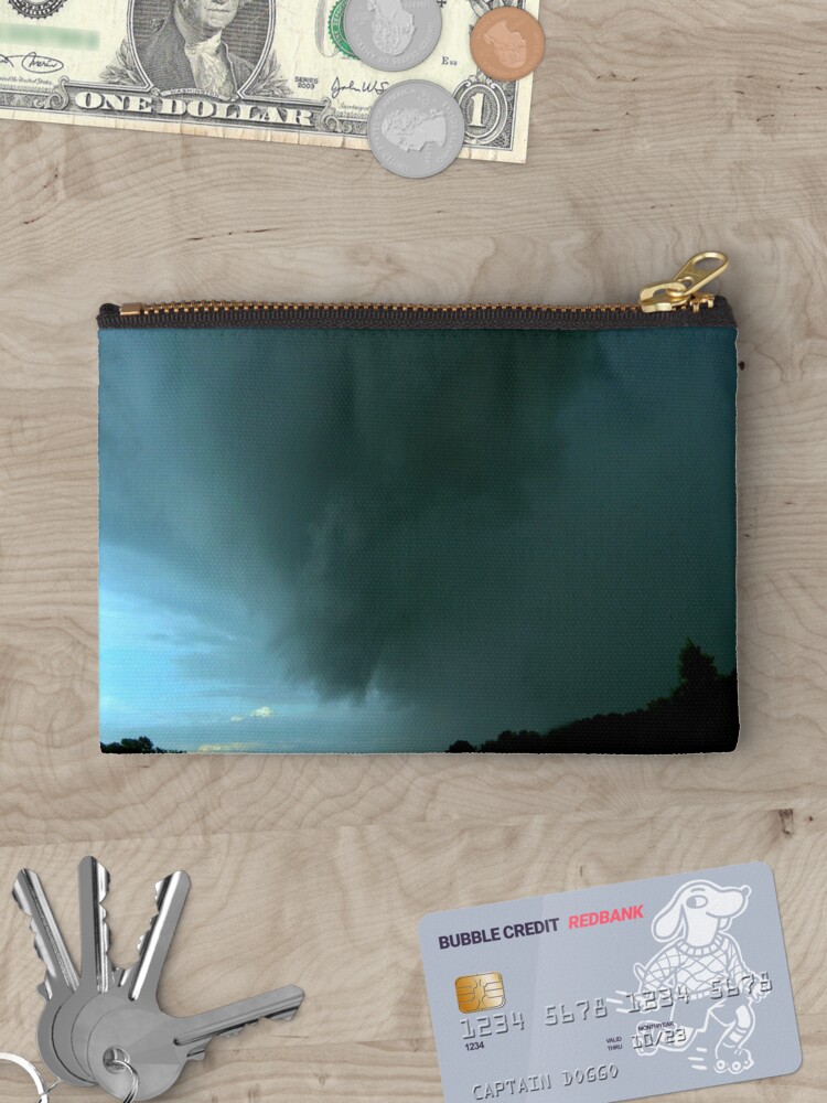 Thumbnail 3 of 4, Zipper Pouch, Trouble on the Horizon designed and sold by jdempsey.