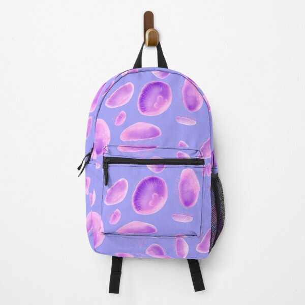 Item preview, 8 Pink and Purple Pastel Moon Jellies (purple background) designed and sold by MptR.