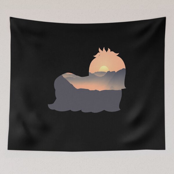 Item preview, Shih Tzu Dog Silhouette Sun Mountain Gift designed and sold by alaechamlal.