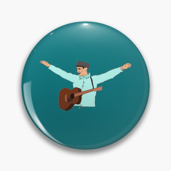 Item preview, Gerry Cinnamon - blue jacket guitar  designed and sold by ILoveBand90.
