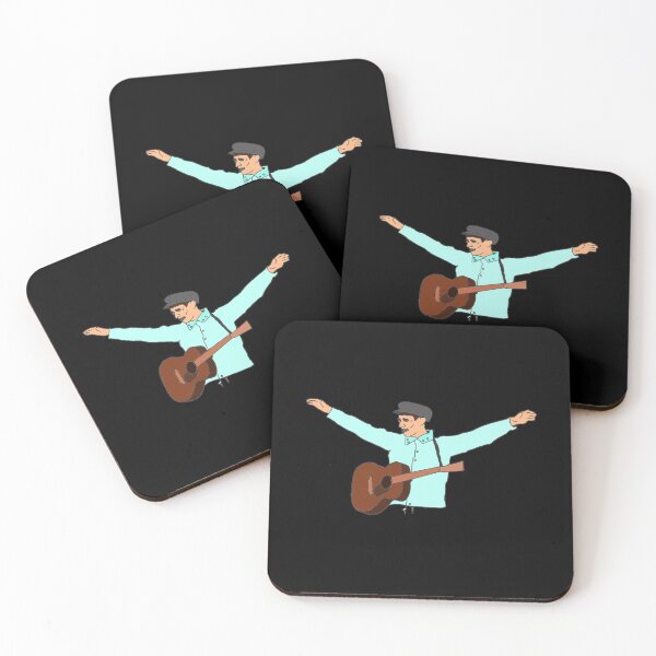 Item preview, Gerry Cinnamon - blue jacket guitar  designed and sold by ILoveBand90.