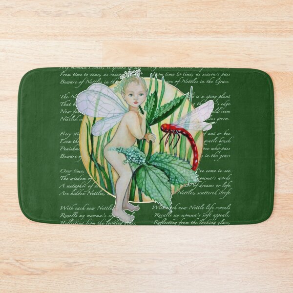 Item preview, Nettles In The Grass Fairy Poem designed and sold by artistdiat.
