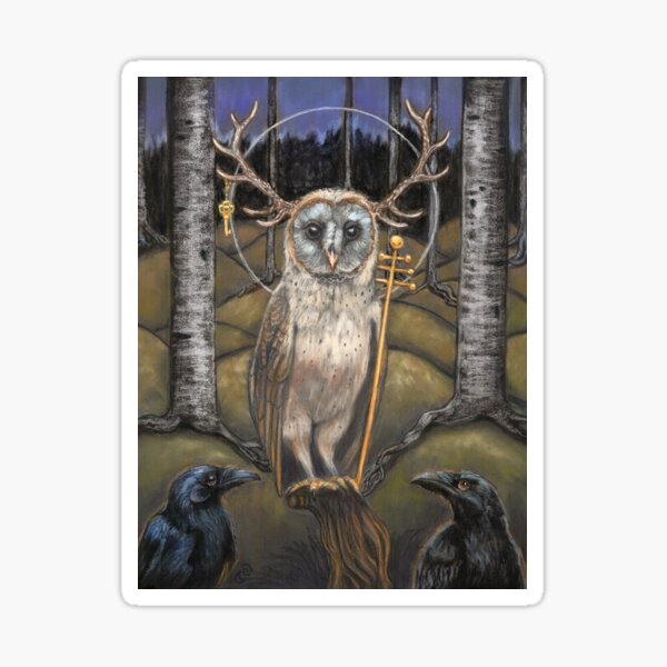 Le Pape Tarot card the Hierophant Sticker