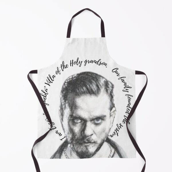 Item preview, Enzo "Sangueblú" Villa (like a saint) portrait and the short introduction. designed and sold by Mobster-Store.