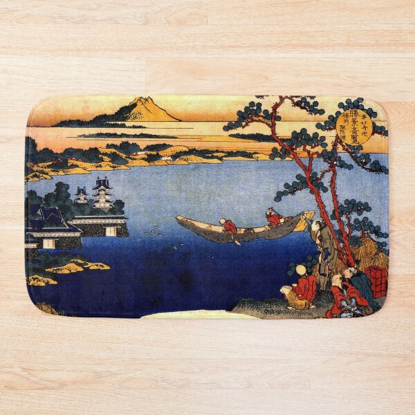 Item preview, Katsushika Hokusai's View of Lake Suwa designed and sold by mosfunky.