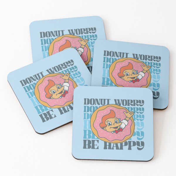 Item preview, Donut worry be happy designed and sold by retrippy.