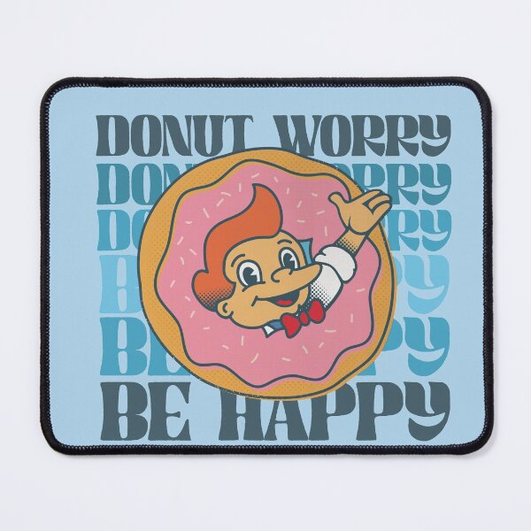 Item preview, Donut worry be happy designed and sold by retrippy.