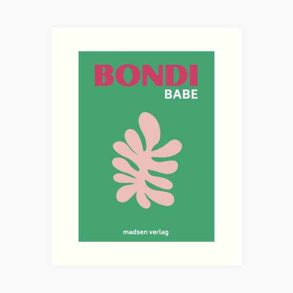 Bondi Babe Poster Art Print