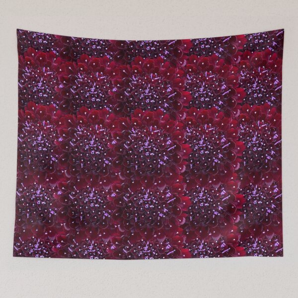 Item preview, Black Scabious Flower Still Life Floral Photography designed and sold by CottoVerdi.