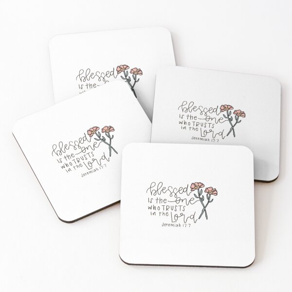 Item preview, blessed is the one who trusts in the Lord - Jeremiah 17:7 designed and sold by favoredbygrace.