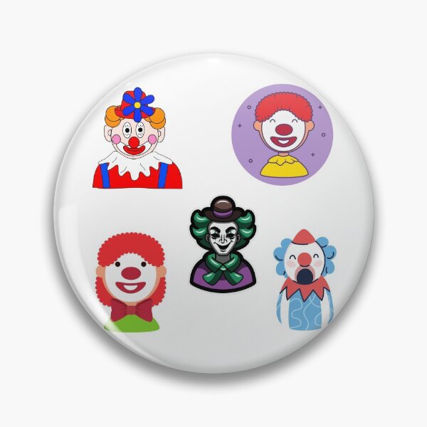 Item preview, Clown Sticker Pack #1 designed and sold by Peter Stawicki.